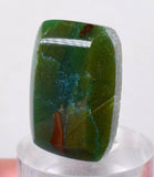 28.5cts GEM SILICA CHRYSOCOLLA Emeraldine Chalcedony Facet Lily Mine Quartz Malachite Peru Emerald Jade Color BE689