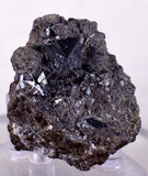 4.3cm ALABANDITE CRYSTALS CALCITE  Peru Gem Sharp Bright Uchuchaccua Mineral Specimen HE177