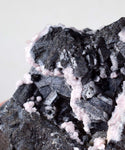 6.7cm ALABANDITE CRYSTALS RHODOCHROSITE  Peru Gem Sharp Bright Uchuchaccua Mineral Specimen HE179