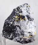 6.4cm PROUSTITE RUBY SILVER Red Crystals Pyrite Mangano Calcite Pyrargyrite Galena Mineral Peru HE180