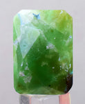 35.5carats GEM SILICA CHRYSOCOLLA Emeraldine Chalcedony Facet Lily Mine Scenic Quartz Malachite Peru Emerald Color Jade Color BE709