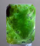 35.5carats GEM SILICA CHRYSOCOLLA Emeraldine Chalcedony Facet Lily Mine Scenic Quartz Malachite Peru Emerald Color Jade Color BE709