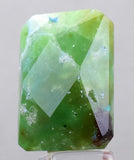 35.5carats GEM SILICA CHRYSOCOLLA Emeraldine Chalcedony Facet Lily Mine Scenic Quartz Malachite Peru Emerald Color Jade Color BE709