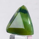 17.5arats GEM SILICA CHRYSOCOLLA Emeraldine Chalcedony Facet Lily Mine Scenic Quartz Malachite Peru Emerald Color Jade Color BE717