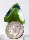 17.5arats GEM SILICA CHRYSOCOLLA Emeraldine Chalcedony Facet Lily Mine Scenic Quartz Malachite Peru Emerald Color Jade Color BE717