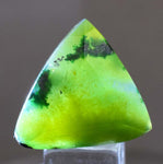17.5arats GEM SILICA CHRYSOCOLLA Emeraldine Chalcedony Facet Lily Mine Scenic Quartz Malachite Peru Emerald Color Jade Color BE717