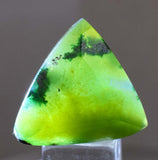 17.5arats GEM SILICA CHRYSOCOLLA Emeraldine Chalcedony Facet Lily Mine Scenic Quartz Malachite Peru Emerald Color Jade Color BE717