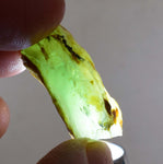 8grs BLUE OPAL ROUGH peru cabochon scenic quality translucent jewelry OE574