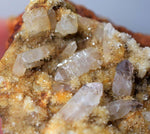 5.5cms AMETHYST PURPLE CRYSTALS Quartz Lavender Peru mineral specimen a214