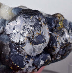 11cms SPHALERITE DRUZY QUARTZ Crystals Giant 4cms Blenda Main Crystal Mineral Specimen Peru Collector M174