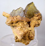 9.5cms GEMMY BARITE CRYSTALS Peru Golden Brown Shiny Translucent Mineral Specimen F268