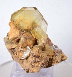 6cms GEMMY BARITE CRYSTALS Peru Golden Brown Shiny Translucent Mineral Specimen F270