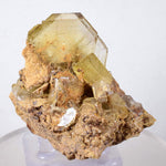 6cms GEMMY BARITE CRYSTALS Peru Golden Brown Shiny Translucent Mineral Specimen F270