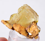 3.2cms GEMMY BARITE CRYSTALS Peru Golden Brown Shiny Translucent Mineral Specimen F273
