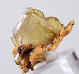 3.2cms GEMMY BARITE CRYSTALS Peru Golden Brown Shiny Translucent Mineral Specimen F273