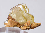 3.2cms GEMMY BARITE CRYSTALS Peru Golden Brown Shiny Translucent Mineral Specimen F273