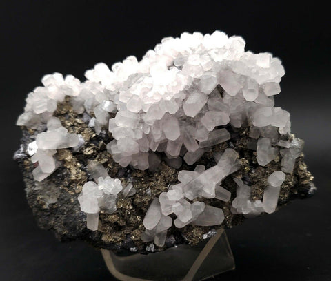 13cms GEMMY CALCITE CRYSTAL sphalerite galena marcasite mineral specimen F176