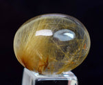 16cts QUARTZ RUTILATED polished cabochon rutile pendant jewelry b524