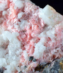 10.1cms RHODOCHROSITE CRYSTALS QUARTZ Needles Rosettes Pasto Bueno Peru Collector Mineral Specimen R55