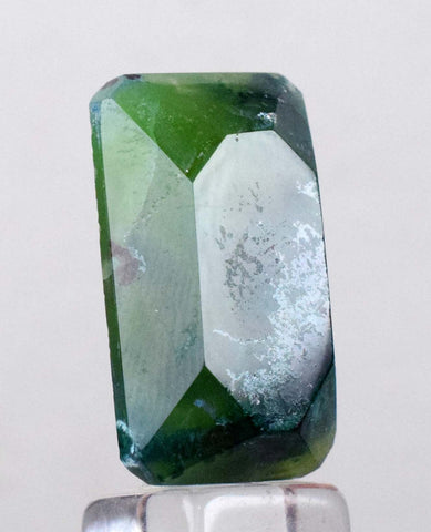 26.5carats GEM SILICA CHRYSOCOLLA Emeraldine Chalcedony Facet Lily Mine Scenic Quartz Malachite Peru Emerald Color Jade Color BE713