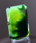 26.5carats GEM SILICA CHRYSOCOLLA Emeraldine Chalcedony Facet Lily Mine Scenic Quartz Malachite Peru Emerald Color Jade Color BE713