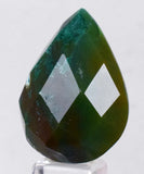 39carats GEM SILICA CHRYSOCOLLA Emeraldine Chalcedony Facet Lily Mine Scenic Quartz Malachite Peru Emerald Color Jade Color BE716