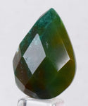 39carats GEM SILICA CHRYSOCOLLA Emeraldine Chalcedony Facet Lily Mine Scenic Quartz Malachite Peru Emerald Color Jade Color BE716