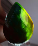 39carats GEM SILICA CHRYSOCOLLA Emeraldine Chalcedony Facet Lily Mine Scenic Quartz Malachite Peru Emerald Color Jade Color BE716