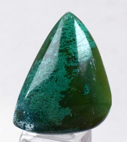 23carats GEM SILICA CHRYSOCOLLA Emeraldine Chalcedony Lily Mine Scenic Quartz Malachite Peru Emerald Color Jade Color BE719