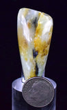 4.4cms BLUE OPAL CABOCHON Pendant Wire Wrap Color Peru Jewelry b757
