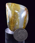 3.6cms BLUE OPAL CABOCHON Pendant Wire Wrap Color Peru Jewelry b759
