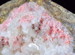 11.1cms RHODOCHROSITE CRYSTALS QUARTZ Needles Rosettes Pasto Bueno Peru Collector Mineral Specimen R64