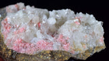11.1cms RHODOCHROSITE CRYSTALS QUARTZ Needles Rosettes Pasto Bueno Peru Collector Mineral Specimen R64