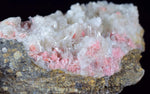 11.1cms RHODOCHROSITE CRYSTALS QUARTZ Needles Rosettes Pasto Bueno Peru Collector Mineral Specimen R64