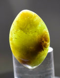 58cts SILICA CHRYSOCOLLA CABOCHON Emeraldine chalcedony peru emerald jade color b57
