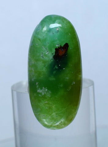 29cts SILICA CHRYSOCOLLA CABOCHON Emeraldine chalcedony peru emerald jade color b53