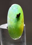 29cts SILICA CHRYSOCOLLA CABOCHON Emeraldine chalcedony peru emerald jade color b53
