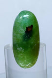 29cts SILICA CHRYSOCOLLA CABOCHON Emeraldine chalcedony peru emerald jade color b53