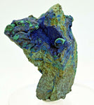 7.5cms NATURAL HORSE HEAD azurite malachite carving crystals peru u77