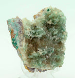 8cm DRUZY QUARTZ CALCITE malachite selenite atacamite mineral specimen G94