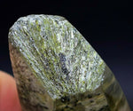 9cms QUARTZ CRYSTAL epidote radial inclusions peru unique mineral specimen Q179