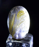 9cts QUARTZ RUTILATED polished cabochon rutile pendant jewelry b523