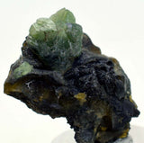 3.3cms LUDLAMITE CRYSTALS matrix bolivia mineral Pyrite specimen collector G143