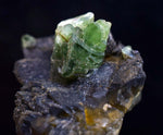 3.3cms LUDLAMITE CRYSTALS matrix bolivia mineral Pyrite specimen collector G143