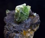 3.3cms LUDLAMITE CRYSTALS matrix bolivia mineral Pyrite specimen collector G143