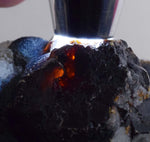 11cms SPHALERITE DRUZY QUARTZ Crystals Giant 4cms Blenda Main Crystal Mineral Specimen Peru Collector M174