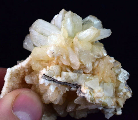 5.7cm GEM ZEOLITE STILBITE heulandite apophyllite (?) crystals peru mineral F222