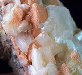 7.5cm GEM ZEOLITE STILBITE heulandite apophyllite (?) crystals peru mineral F218