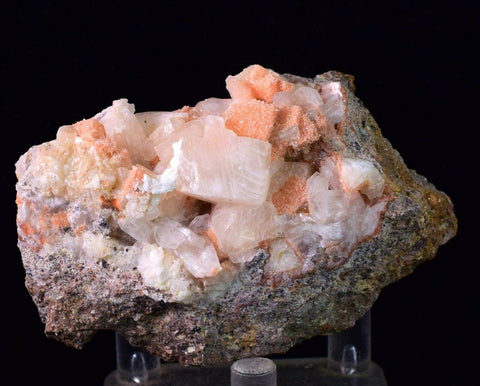 7.5cm GEM ZEOLITE STILBITE heulandite apophyllite (?) crystals peru mineral F218