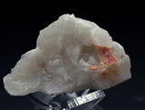 4.5cm RED ORANGE STILBITE heulandite quartz crystals peru mineral specimen F132